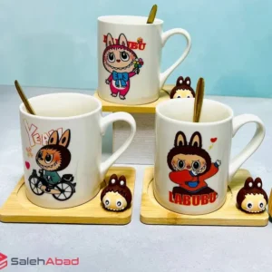 فروش عمده ماگ سرامیکی زیره چوبی لبوبو