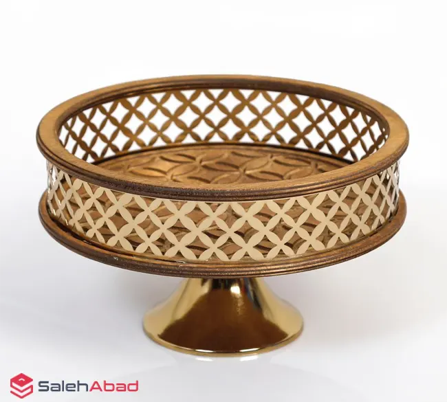 فروش عمده میوه خوری چوبی خشتی پایه فلزی