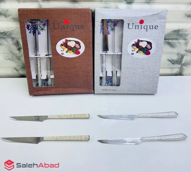 فروش عمده کارد میوه خوری دسته اکلیلی UNIQUE