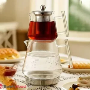 فروش عمده ست کتری و قوری پیرکس صافی دار