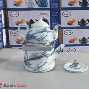 فروش عمده کتری قوری لعابی طرح ماربل