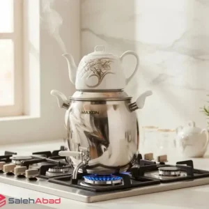 فروش عمده کتری قوری استیل سماوری MAXON