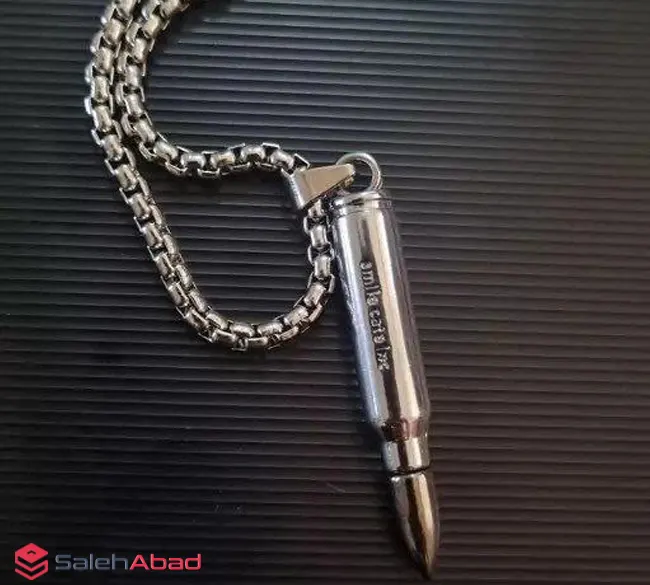 فروش عمده گردنبند مردانه استیل فشنگ