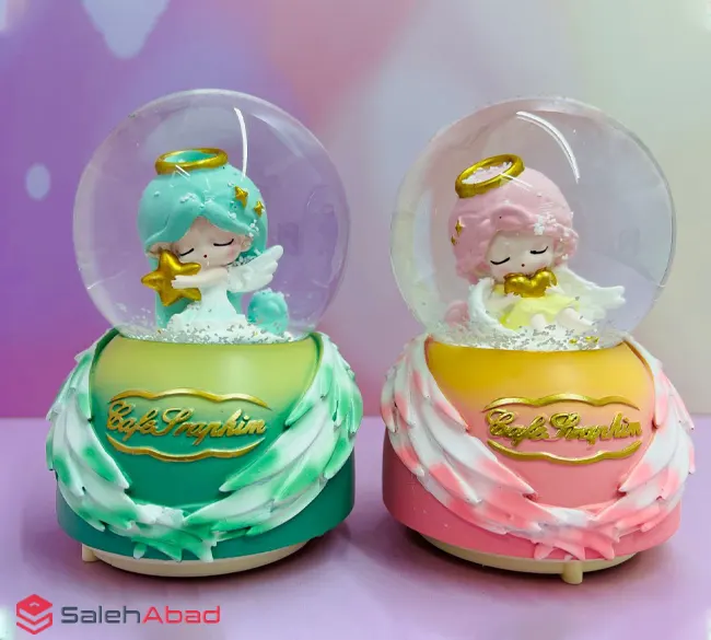 فروش عمده گوی پمپی چراغدار طرح فرشته