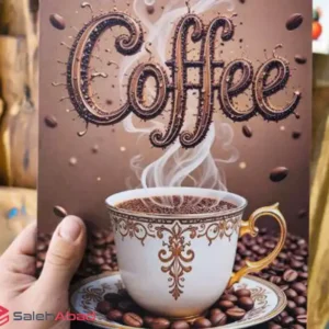 فروش عمده تابلو دکوراتیو چوبی COFFEE