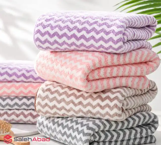 فروش عمده حوله استخری پولیشی زیگزاکی