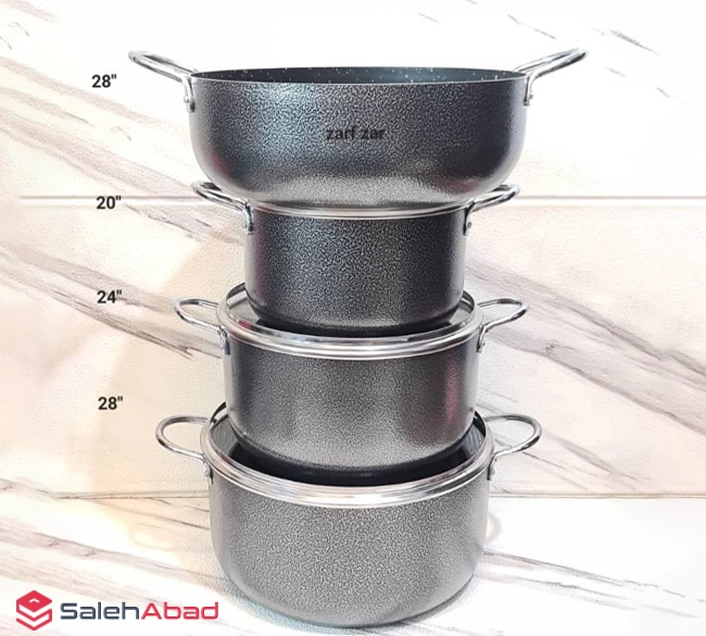 فروش عمده سرویس قابلمه 7 پارچه ZARF ZAR