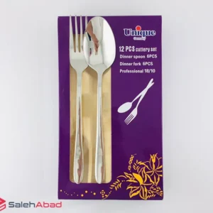 فروش عمده سرویس قاشق و چنگال یونیک