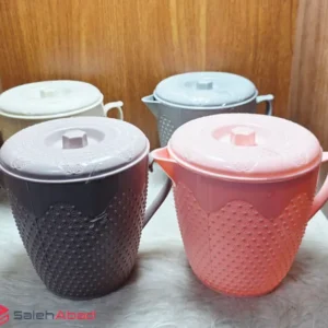 فروش عمده پارچ آب پلاستیکی درب دار رنگی