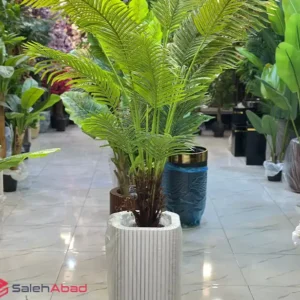 فروش عمده گلدان درختچه کنتیا مصنوعی