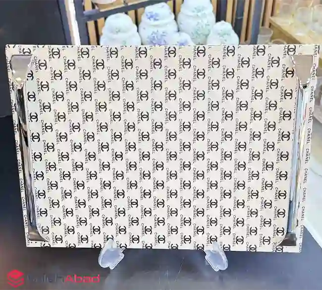 فروش عمده سینی دکوراتیو طرح شنل
