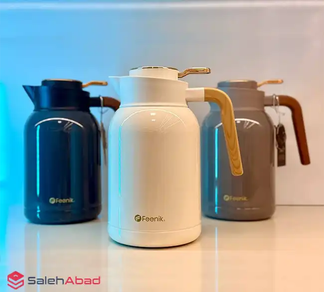 فروش عمده فلاسک دسته چوبی FEENIK
