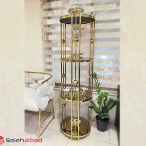 فروش عمده ویترین کنار سالنی فلزی 4 طبقه