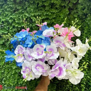 فروش عمده بوته ارکیده مصنوعی لمسی 5 شاخه