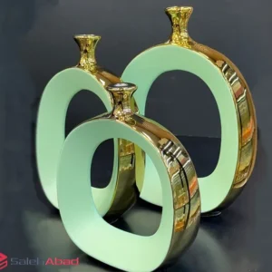 فروش عمده گلدان سرامیکی توخالی 3 تایی