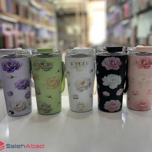 فروش عمده تراول ماگ دو حالته طرح گلدار UYLEE