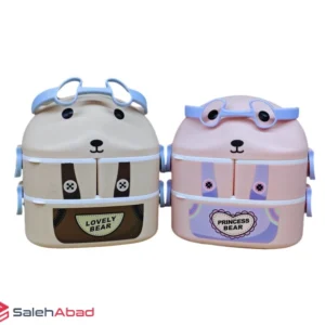 فروش عمده ظرف غذا دو طبقه کاپی بارا