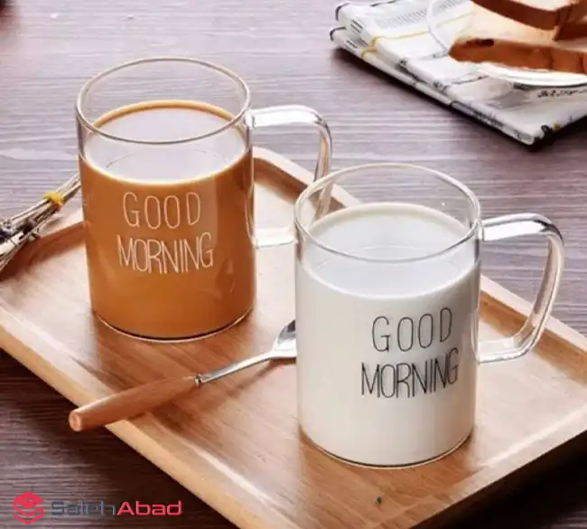 فروش عمده ماگ پیرکس طرح GOOD MORNING