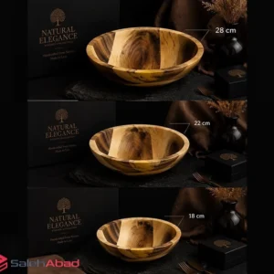 فروش عمده کاسه چوب گردو گرد