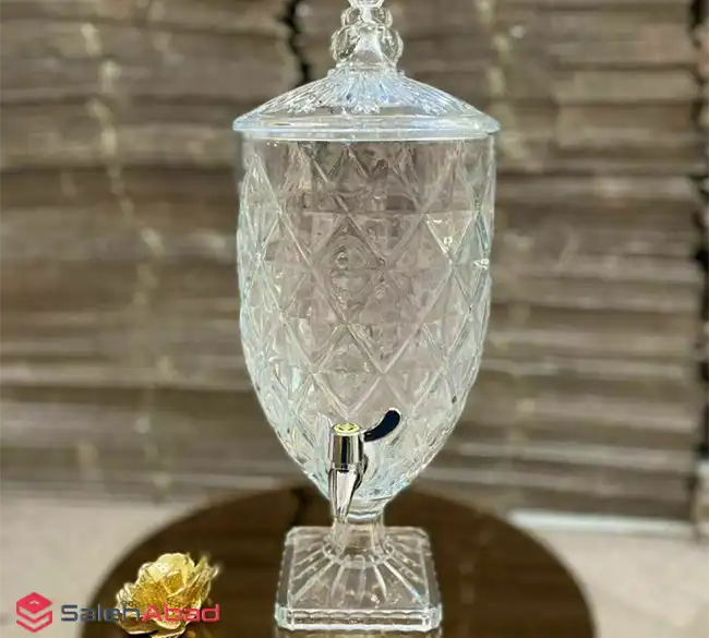 فروش عمده کلمن شیشه ای شربت پایه دار