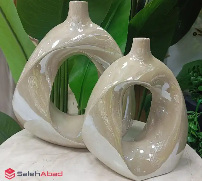 فروش عمده گلدان توخالی طرح پیچ لاستر