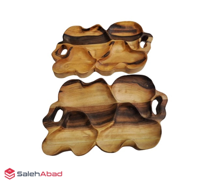 فروش عمده اردو خوری چوبی دسته دار دفرمه