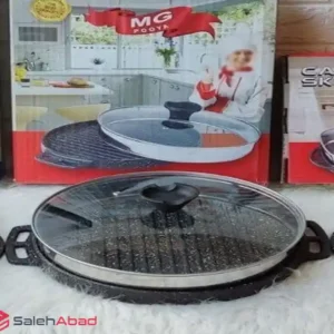 فروش عمده تابه گریل گرد درب دار