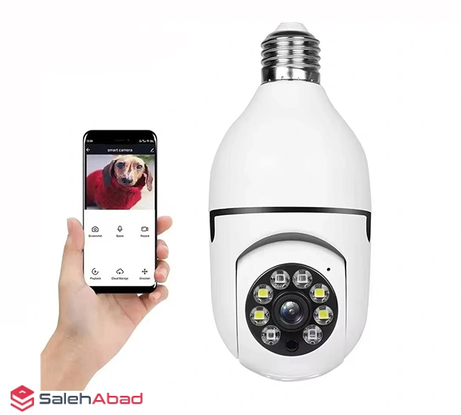فروش عمده دوربین لامپی چرخشی 360 درجه