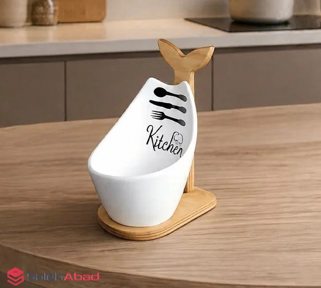 فروش عمده زیر قاشقی کنار گاز پایه چوبی