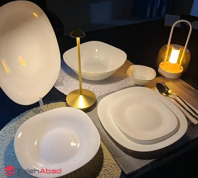 فروش عمده سرویس آرکوپال 26 پارچه لب اکلیل
