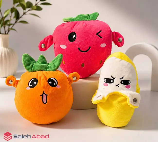 فروش عمده عروسک پیانویی طرح میوه