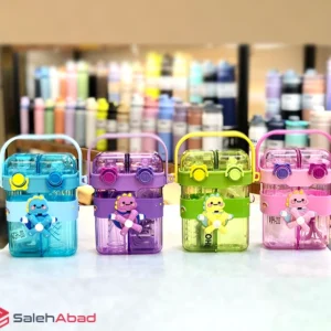 فروش عمده قمقمه دو مخزنه کودک طرح دایناسور