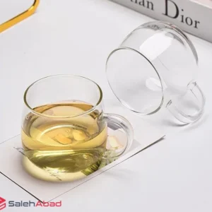 فروش عمده لیوان پیرکس خمره ای کوتاه