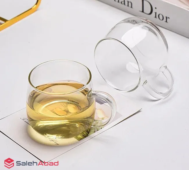 فروش عمده لیوان پیرکس خمره ای کوتاه
