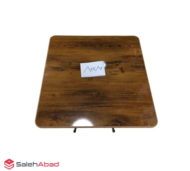 فروش عمده میز چوبی تاشو پایه فلزی
