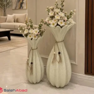 فروش عمده گلدان پلی استر تکسچر کنار سالنی