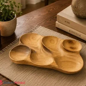 فروش عمده اردو خوری چوب گردو 4 خانه
