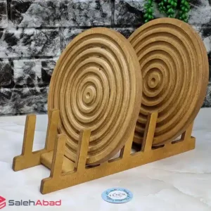 فروش عمده استند نگهدارنده بشقاب چوبی