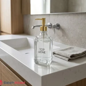 فروش عمده جامایع شیشه ای مربع TOP HOME