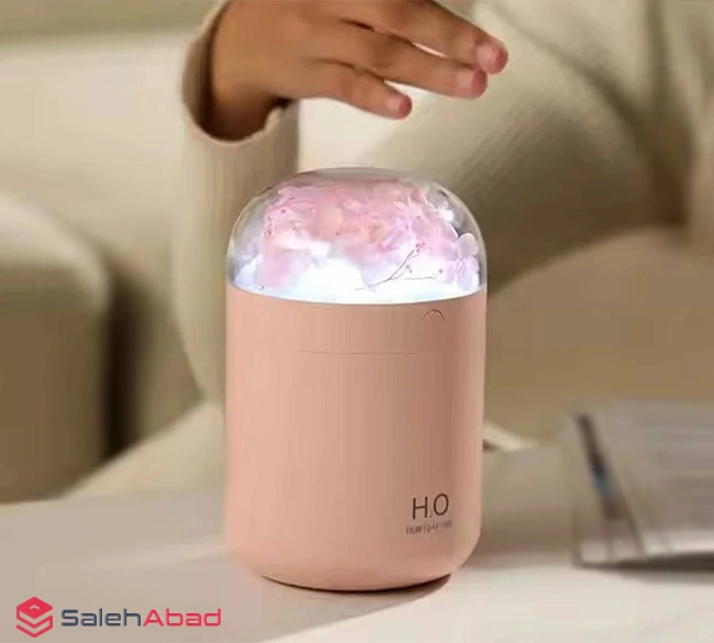 فروش عمده دستگاه بخور سرد H2O طرح گل جاودان