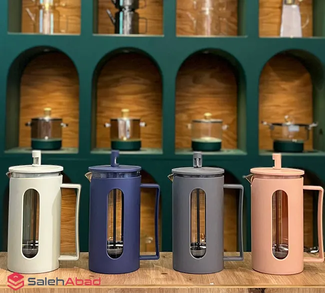 فروش عمده فرنچ پرس روکش پلاستیکی رنگی