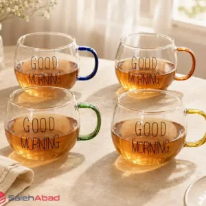 فروش عمده فنجان پیرکس تپل GOOD MORNING