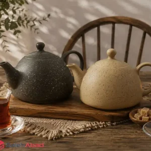 فروش عمده قوری رنگی کف پهن اورانوس