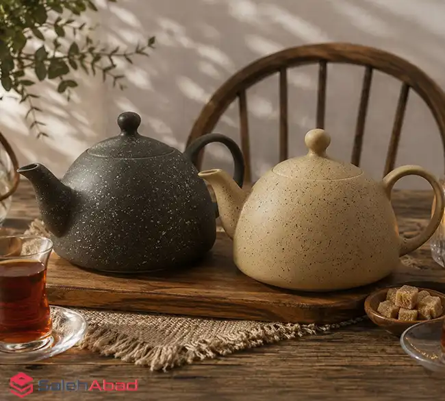 فروش عمده قوری رنگی کف پهن اورانوس