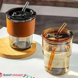 فروش عمده لیوان اسموتی دور چرمی