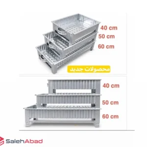 فروش عمده منقل کباب دو کفه لبه دار 3 سایز