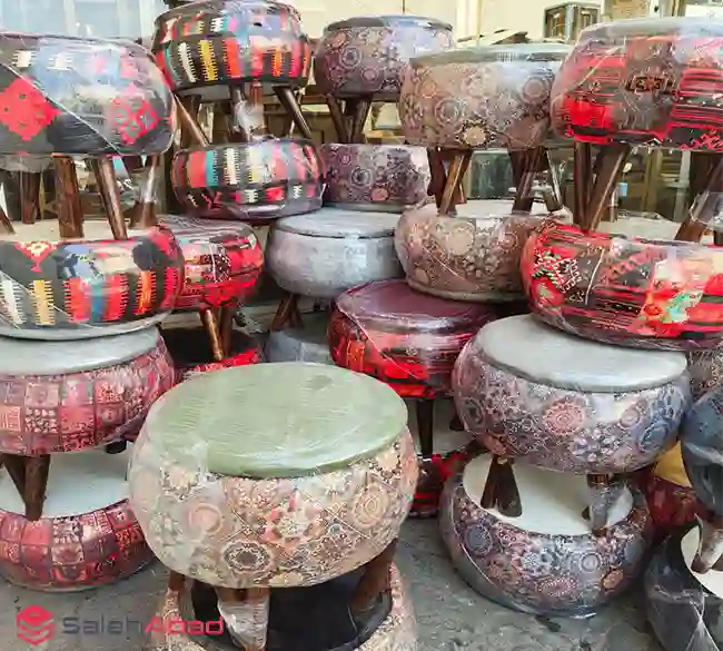 فروش عمده پاف صندوقدار گرد مراکشی