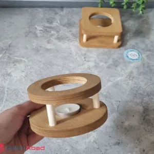فروش عمده پایه وارمر چوبی گرد