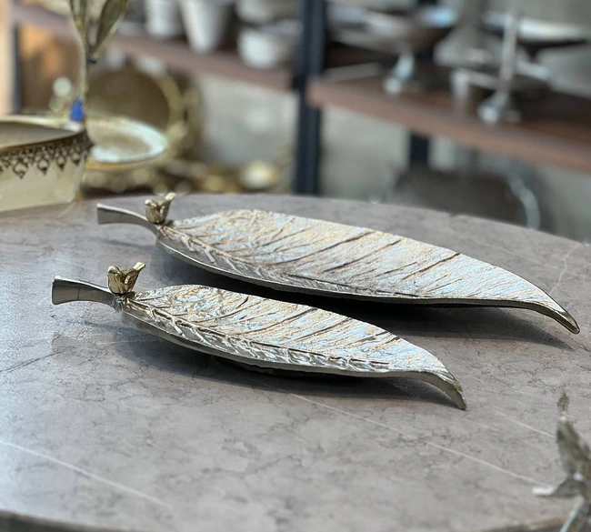 ظرف برگ آلومینیومی طرح گنجشک