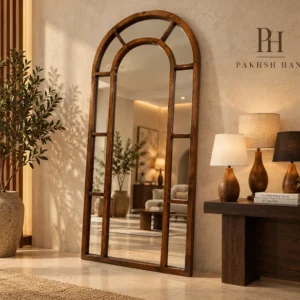 فروش عمده آینه قدی پنجره ای مدل گنبدی